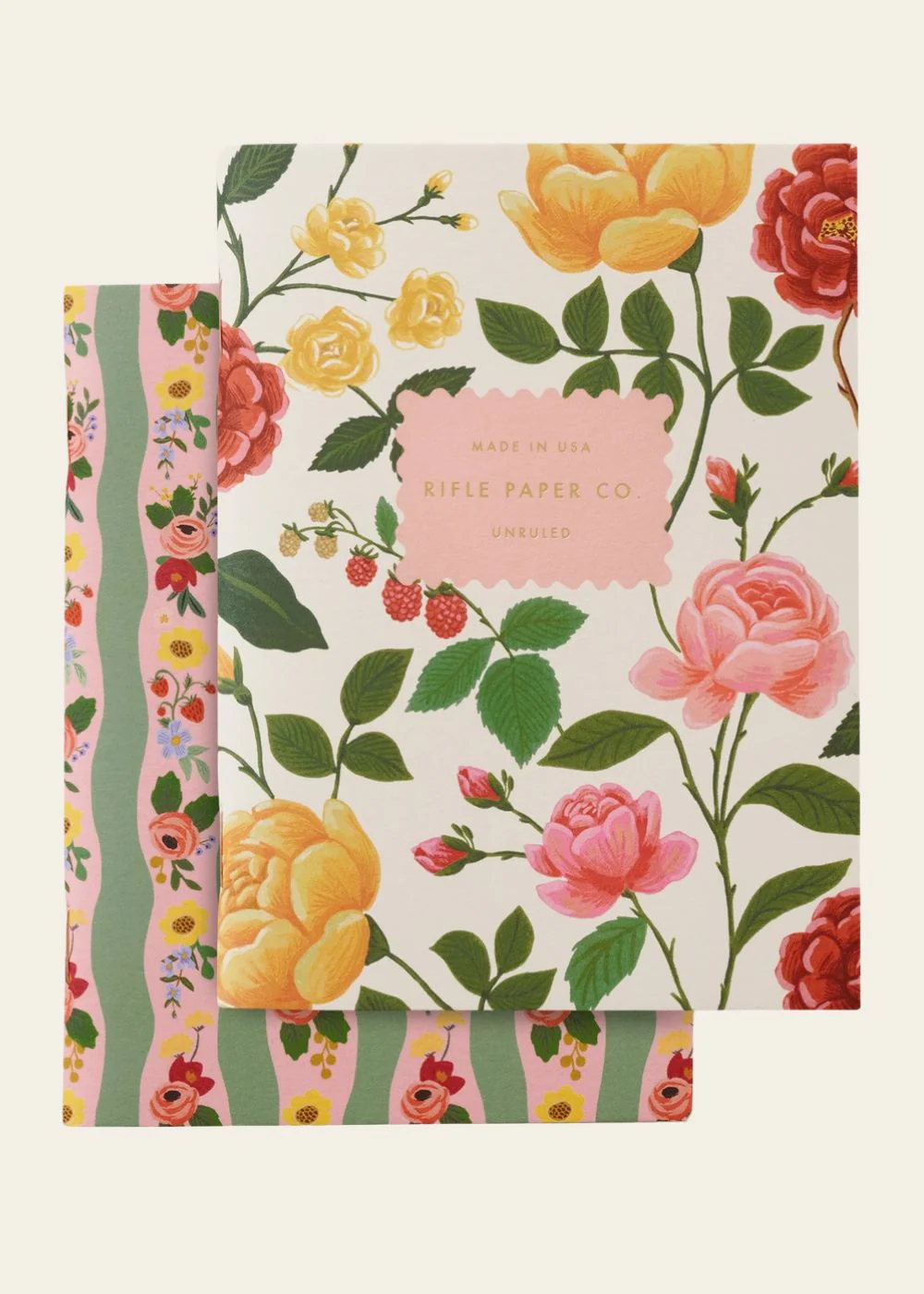 Blooming Rose Pocket Notebook Set